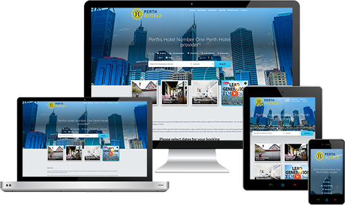 Perths Hotel displayed beautifully on multiple devices